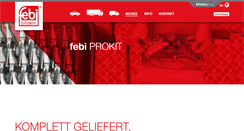 Desktop Screenshot of febiprokit.com